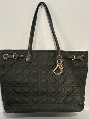 Christian Dior Large Cannage Panarea Tote – Green